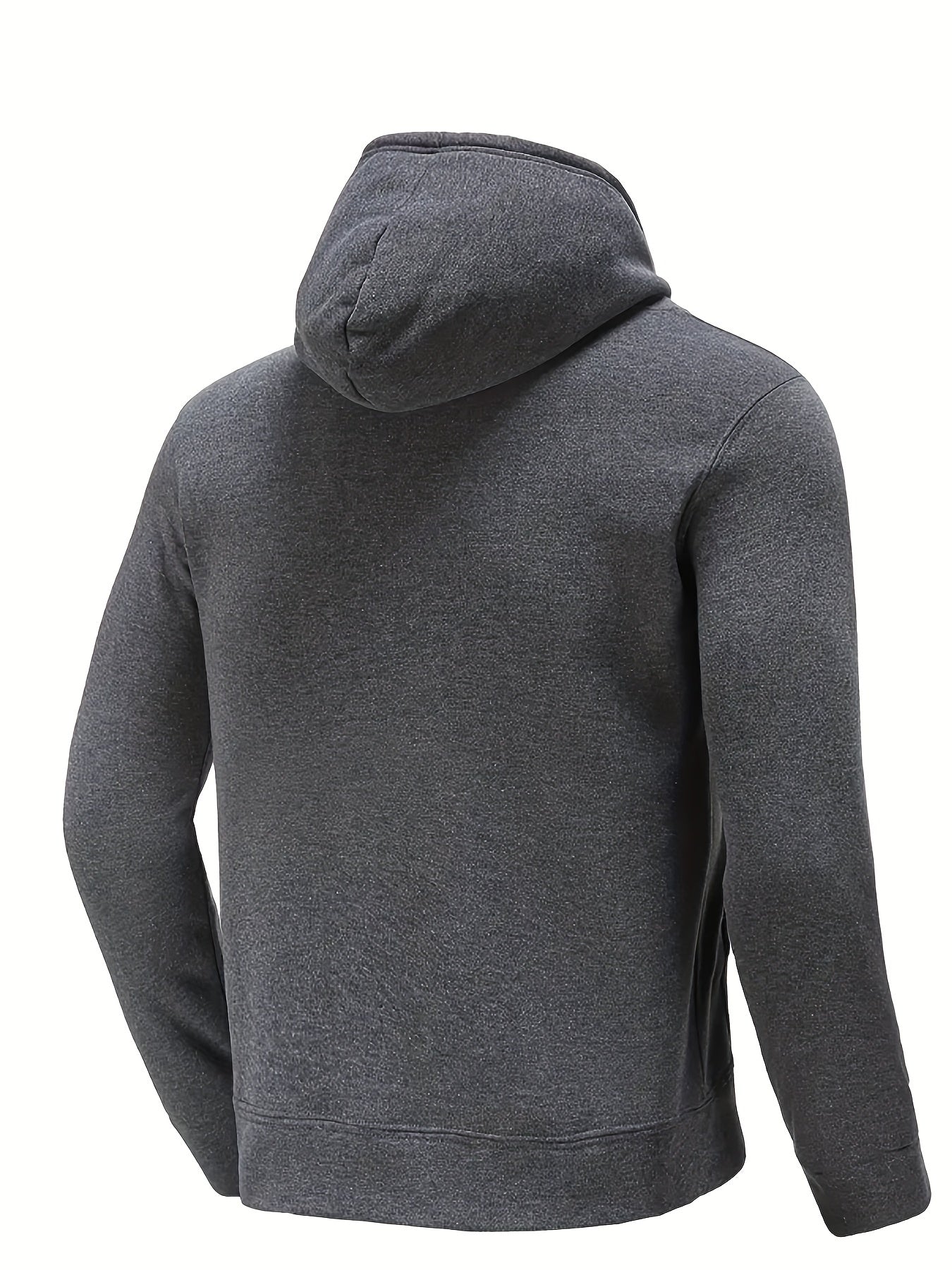 Sudadera casual para hombre con capucha y estampado de la bandera estadounidense