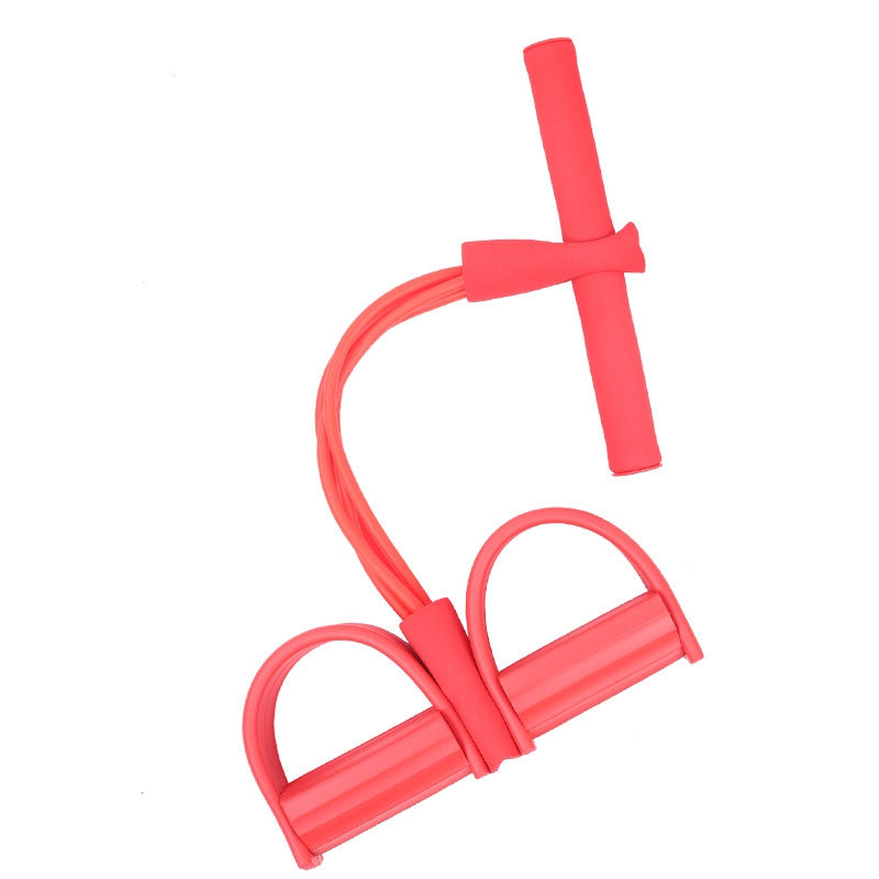 Set de bandas de resistencia para gimnasio en casa.