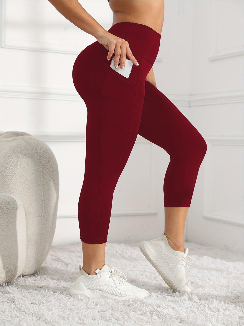 Leggings de entrenamiento de pierna de talle alto 7/8