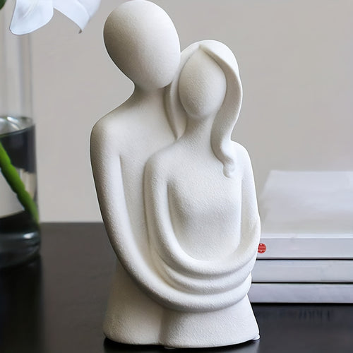1 pieza de decoración artística de pareja abrazándose,