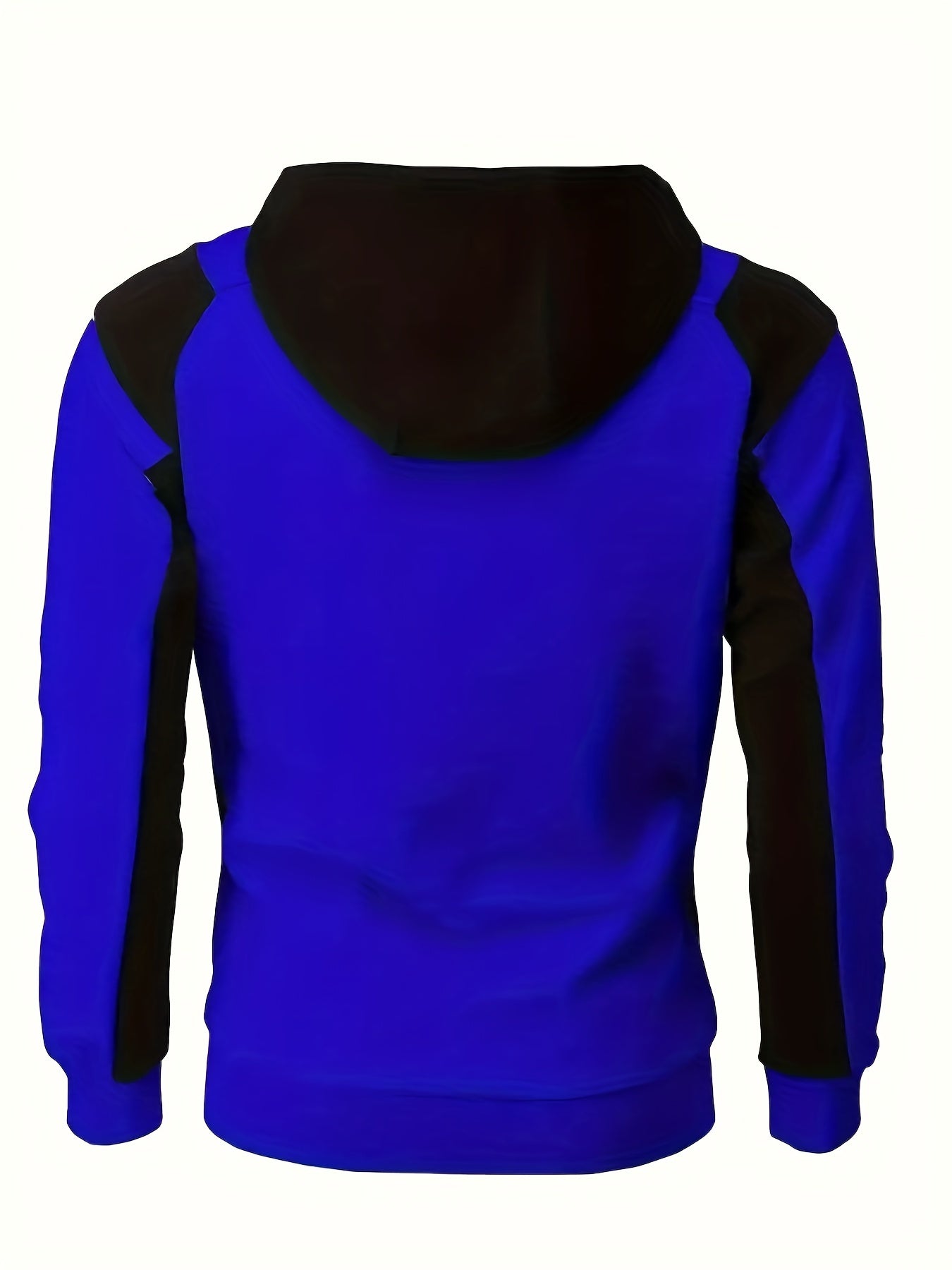 Sudadera de forro polar para hombre con bloques de color.