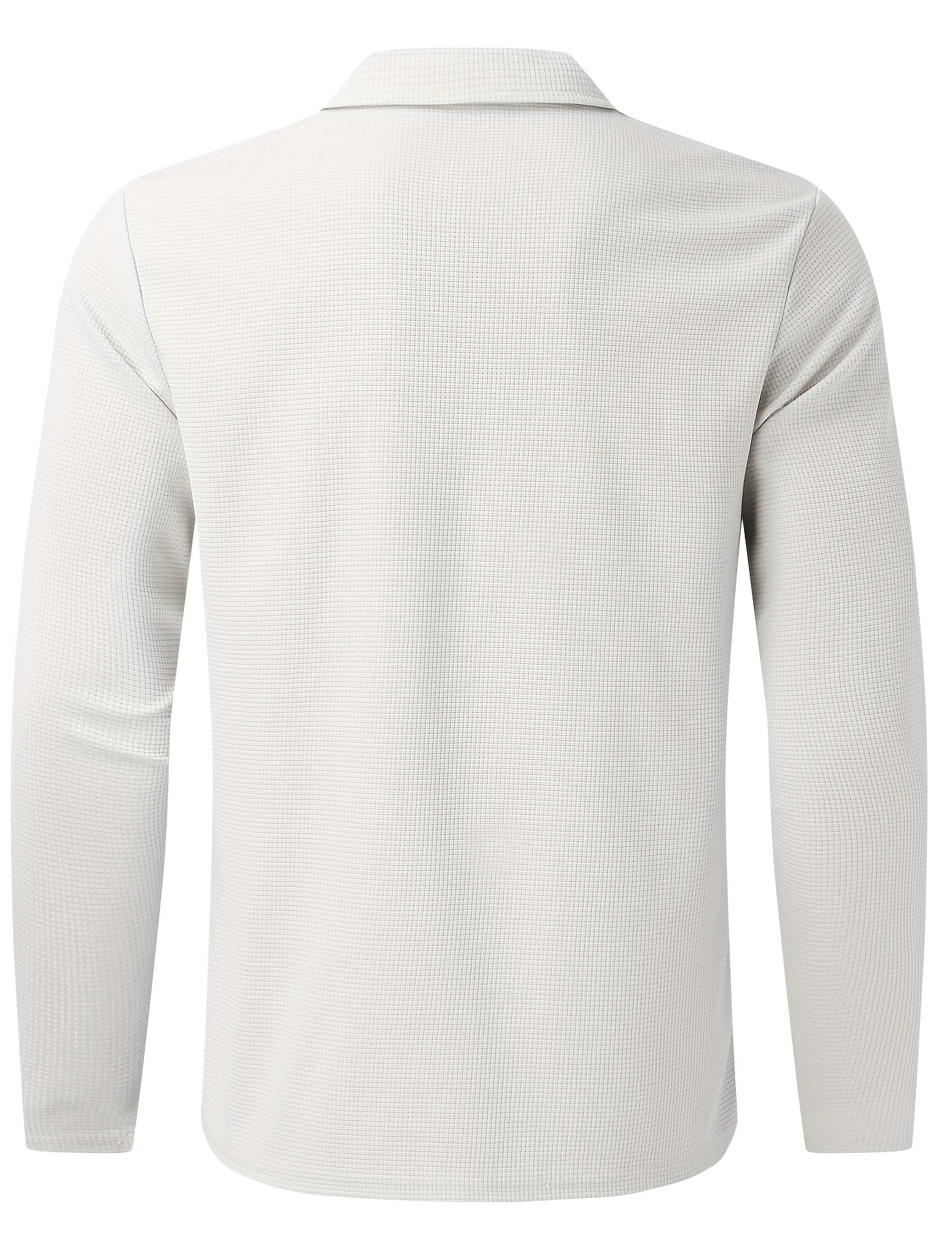 2Pcs Men's Waffle Pattern Outfits, Casual V Neck Long Sleeve Pullover Sweatshirt And Drawstring Sweatpants Joggers Set For Spring Fall