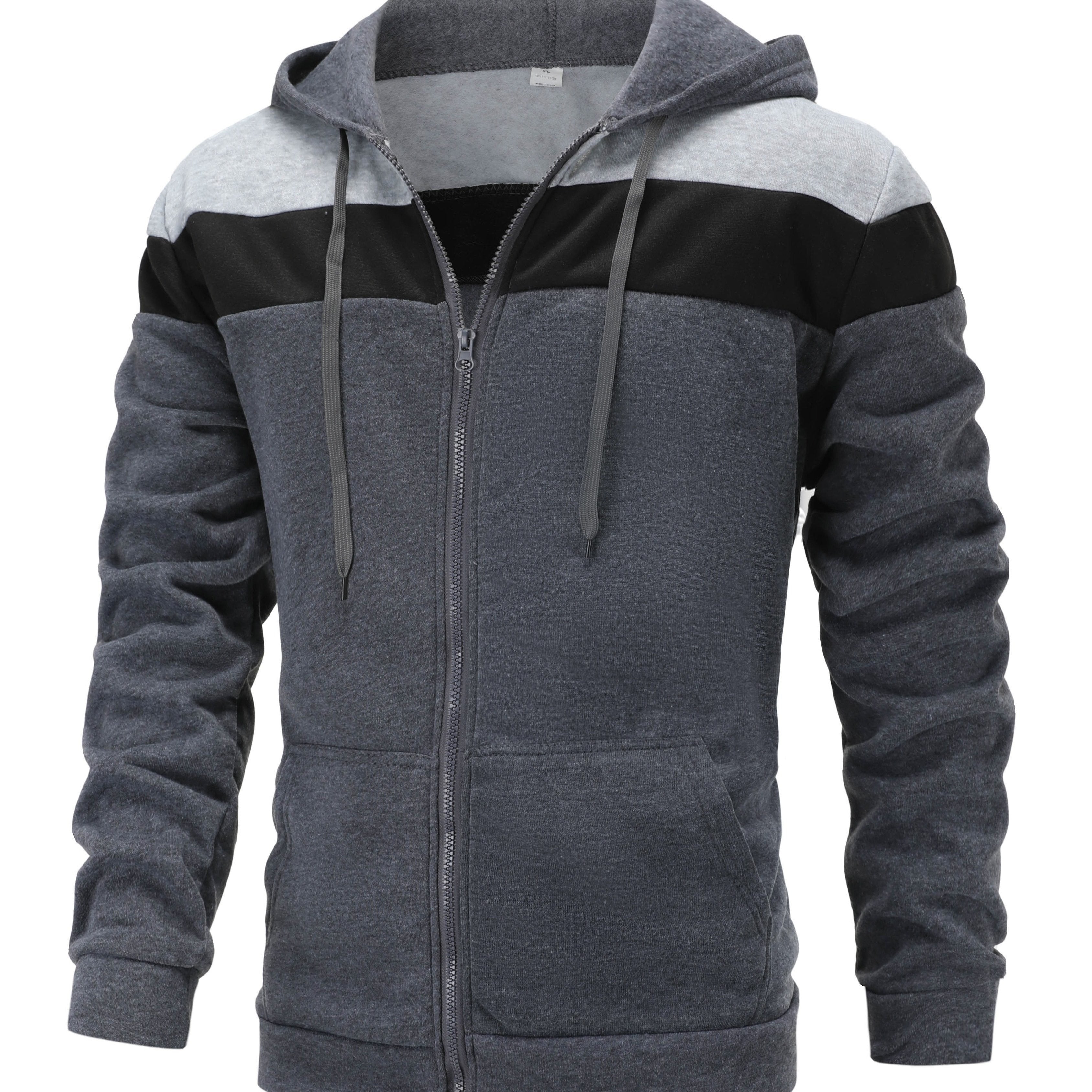 Sudadera casual con capucha para hombre