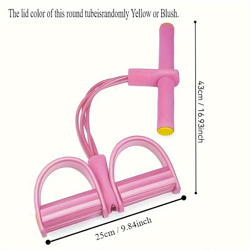Set de bandas de resistencia para gimnasio en casa.