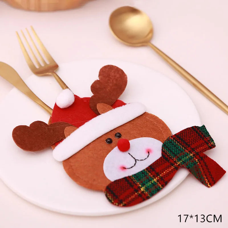 Descansa cubiertos, para decorar la mesa de navidad.
