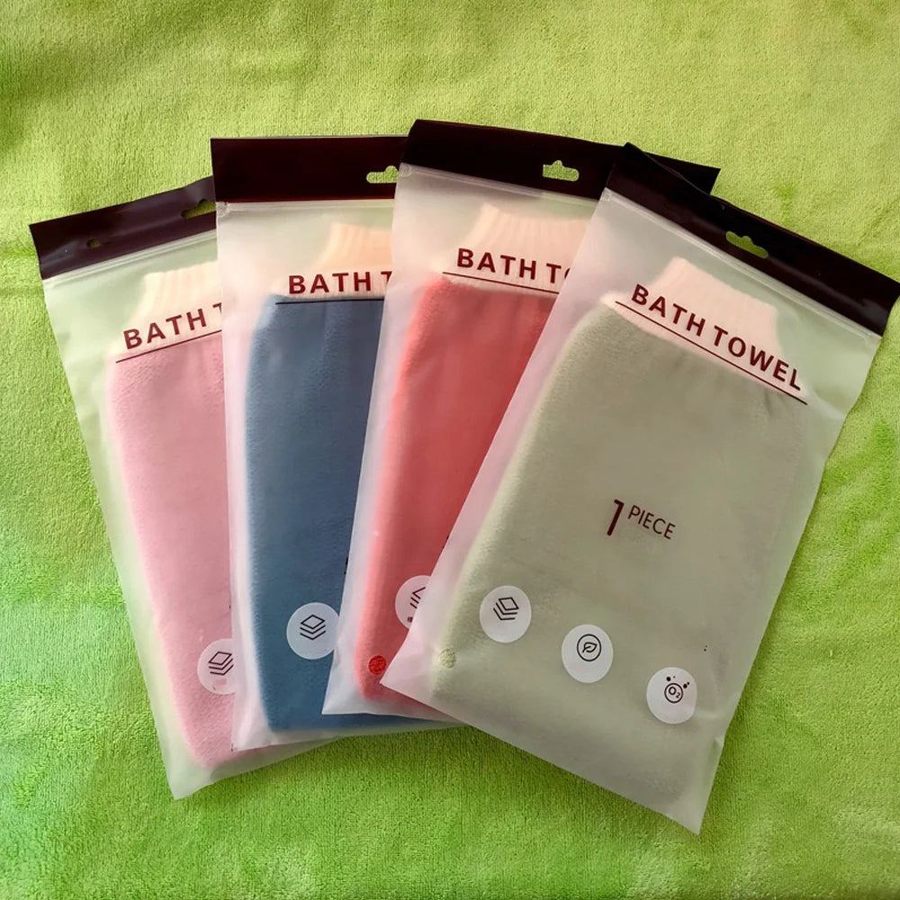 Guantes y toallas de baño de doble capa de alta gama, , 8 piezas/4 piezas/1 ud.