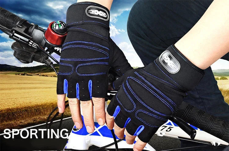 Guantes Unisex , para levantamiento de pesas y ciclismo.