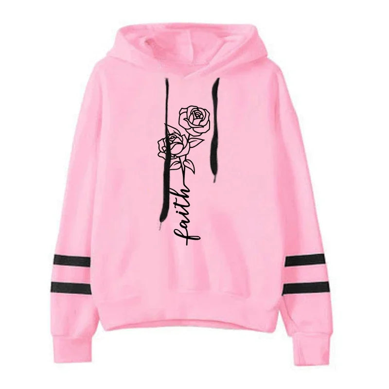 Sudaderas para mujer manga larga con capucha  deportivas informales para uso diario.