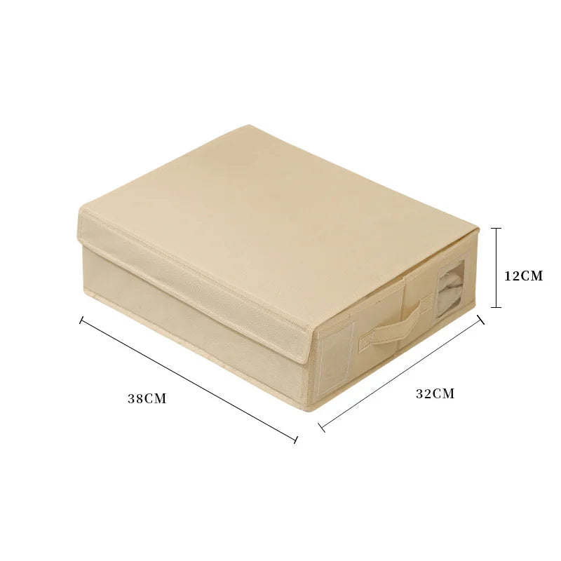 Caja de almacenamiento de sábanas y para ropa.