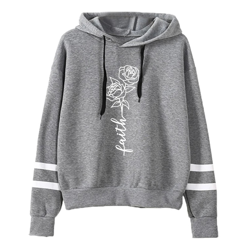 Sudaderas para mujer manga larga con capucha  deportivas informales para uso diario.