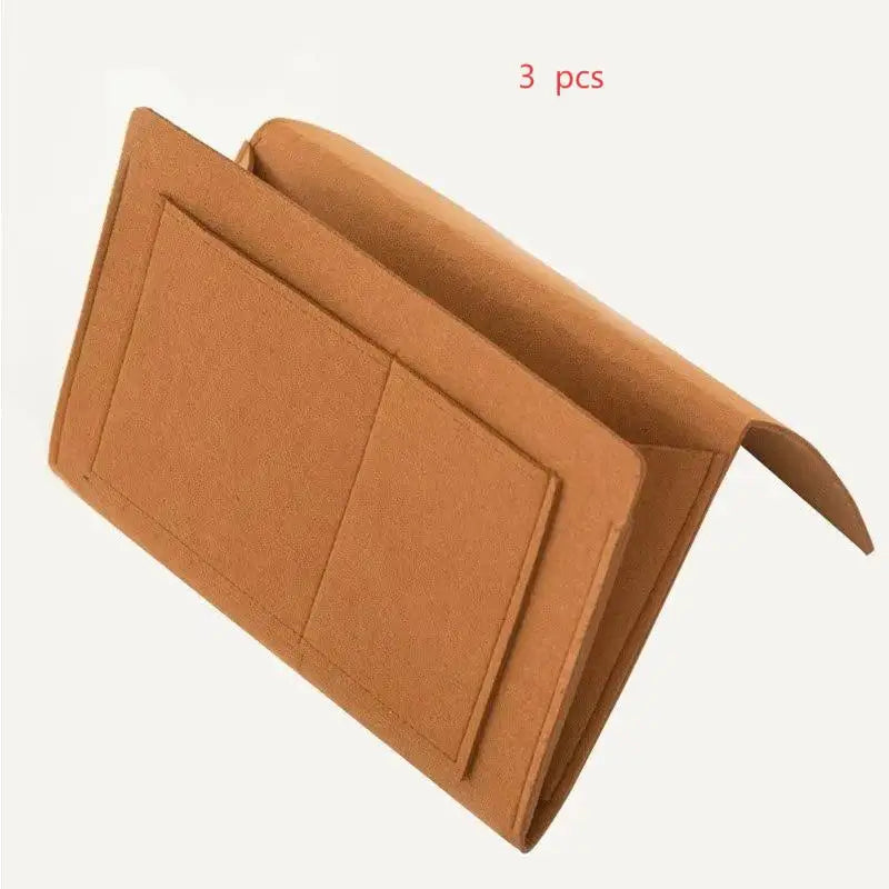 Bolsa colgante de almacenamiento para dormitorio, de fieltro.