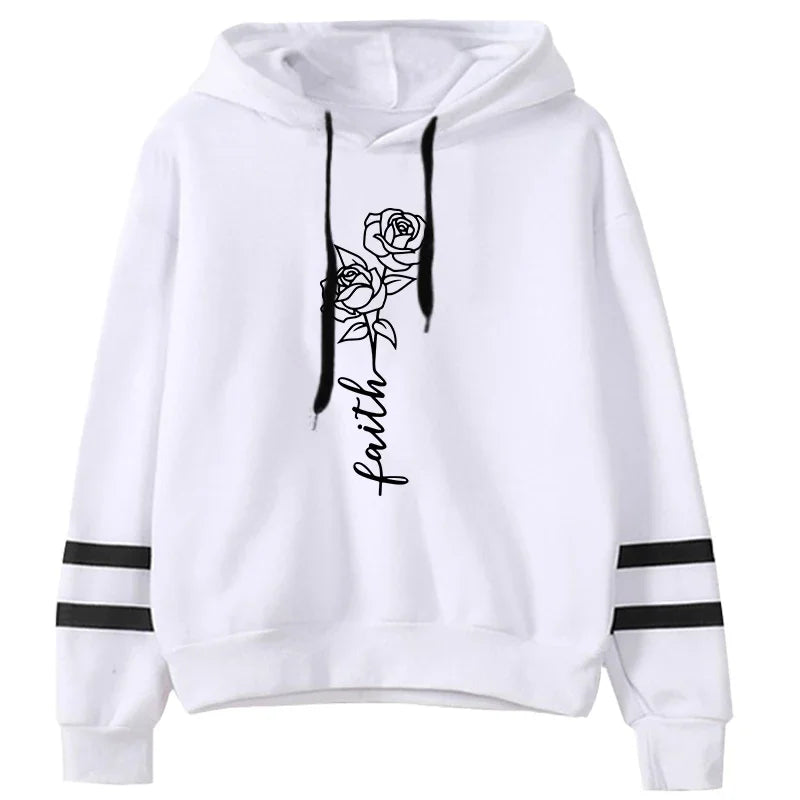 Sudaderas para mujer manga larga con capucha  deportivas informales para uso diario.