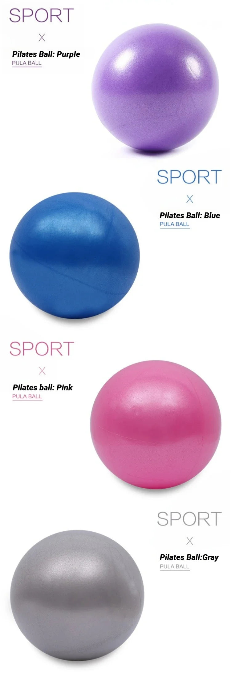 Nueva pelota de 25cm de Yoga Pilates ejercicio Fitness.