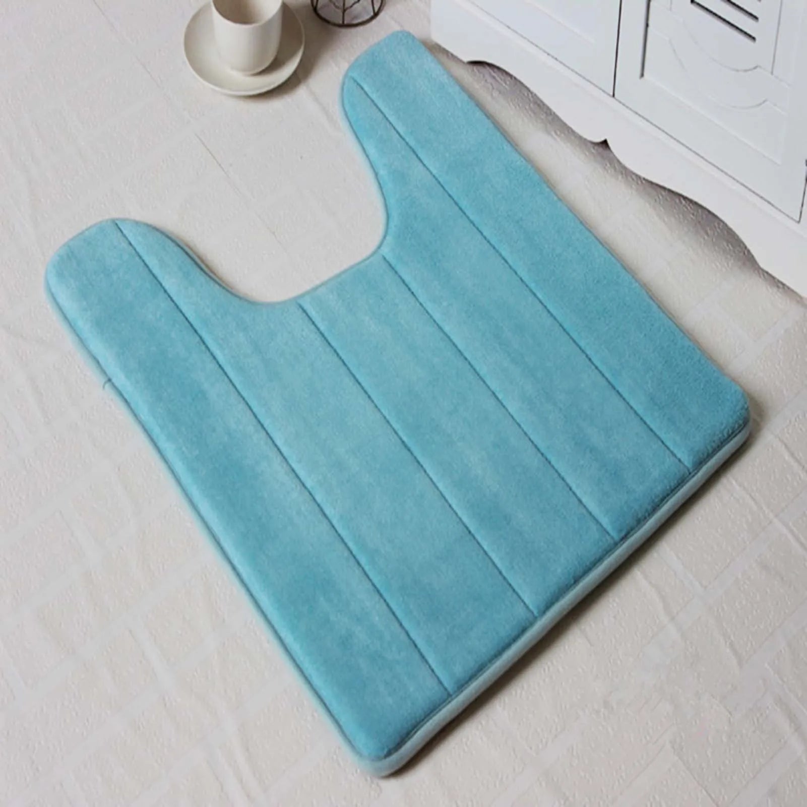 Alfombrillas de baño antideslizantes, cómodas, máxima absorción, lavado a máquina y fácil de secar.