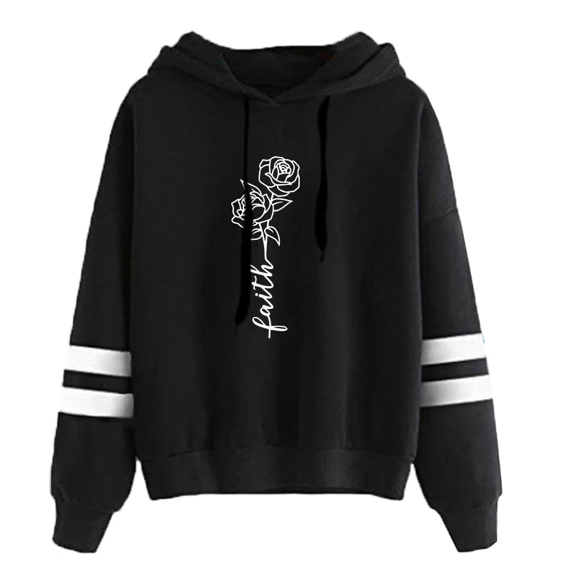 Sudaderas para mujer manga larga con capucha  deportivas informales para uso diario.
