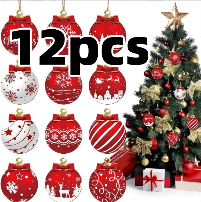 Colgante redondo de madera.