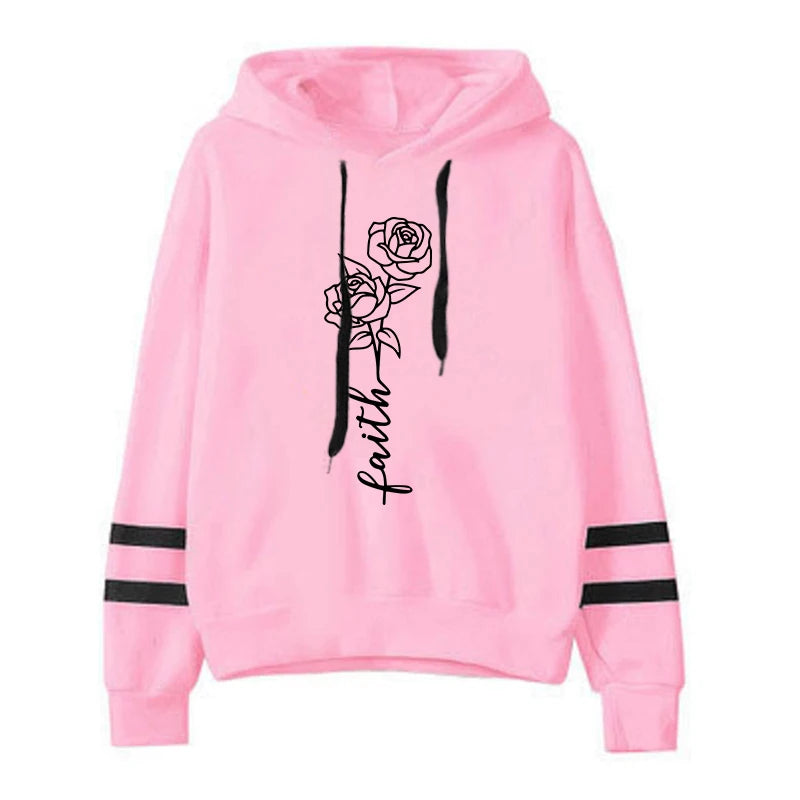 Sudaderas para mujer manga larga con capucha  deportivas informales para uso diario.
