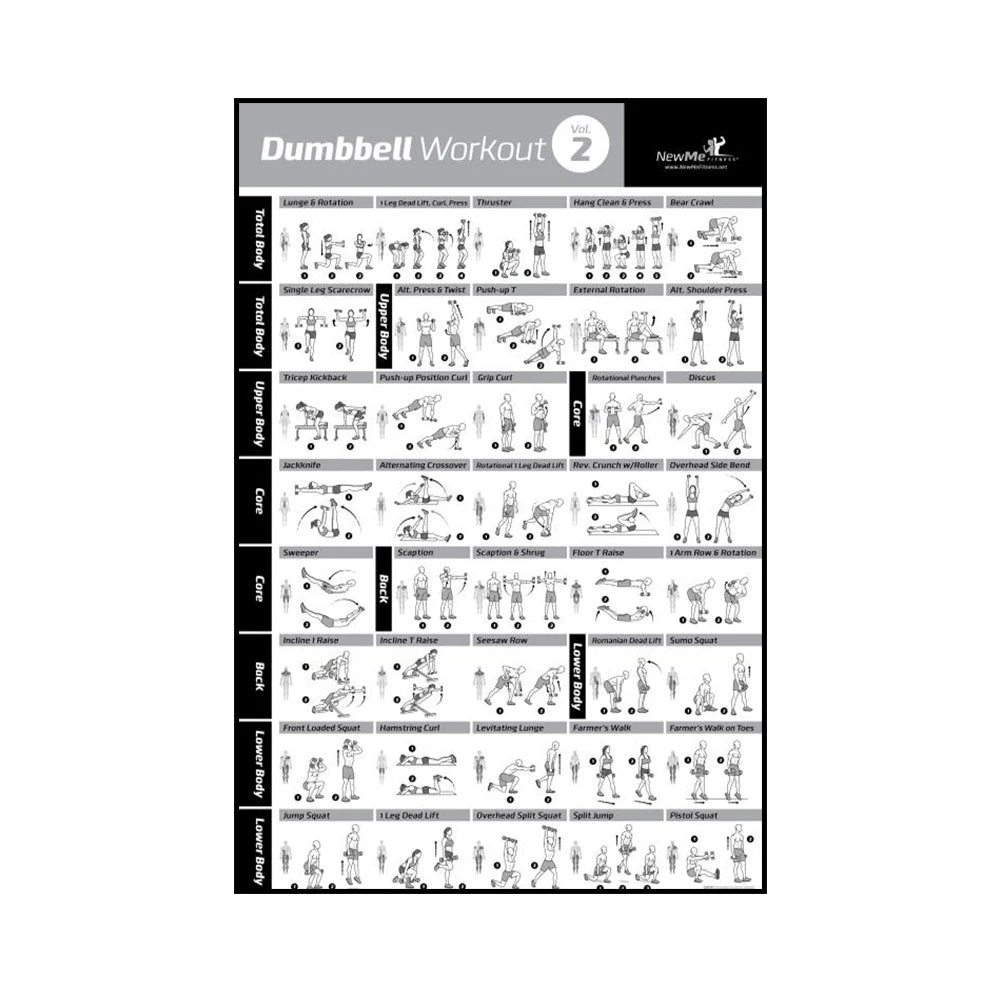 Tabla de acción detallada Para hacer gimnasio y yoga.