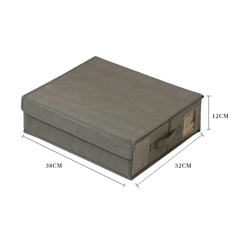 Caja de almacenamiento de sábanas y para ropa.