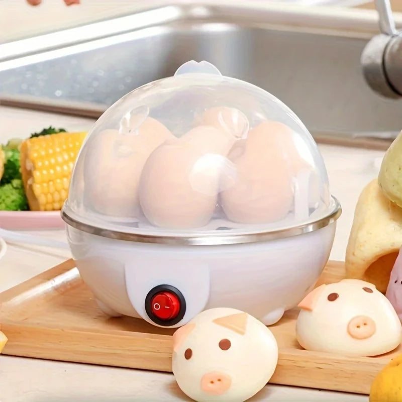 Olla de huevos automática , dispositivo multifuncional para cocinar 7 huevos al vapor.