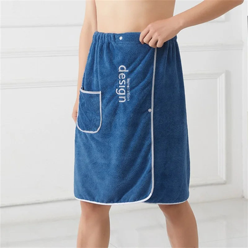 Toalla de baño para hombre,  superabsorbente.