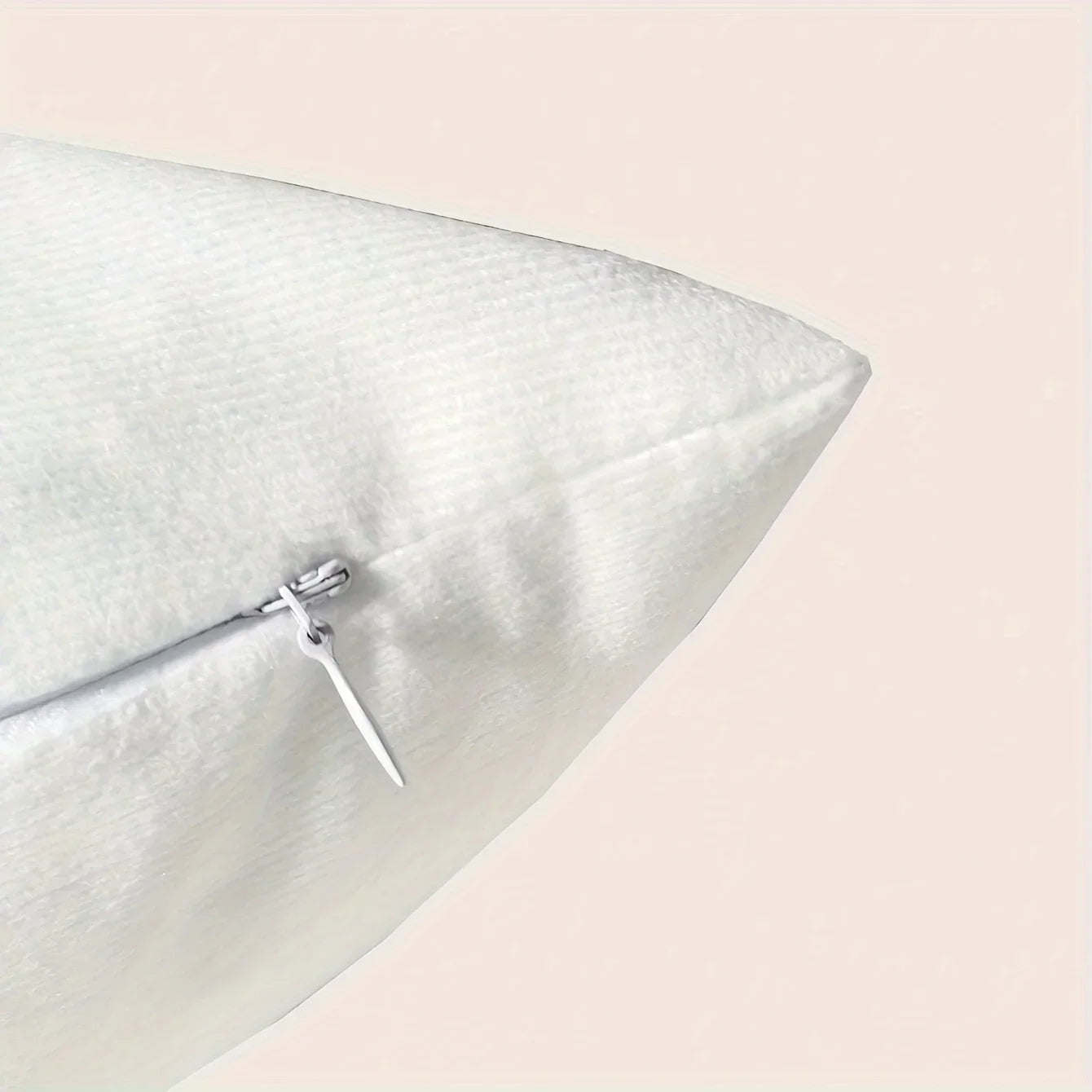 Encantadora funda de almohada de reno navideño de 18.0 x 18.0 , felpa corta suave y con cierre de cremallera.