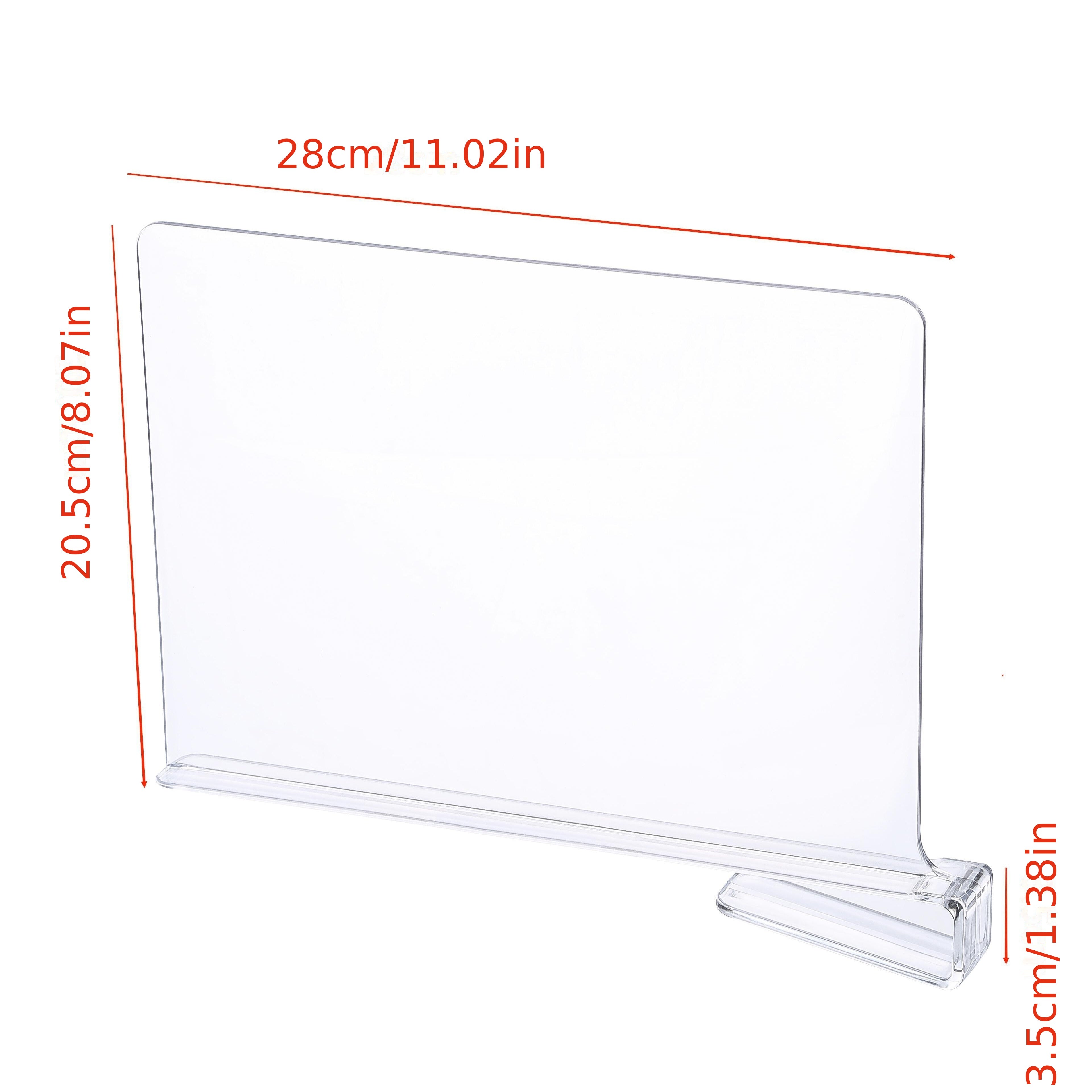 4 separadores acrilicos para armario.