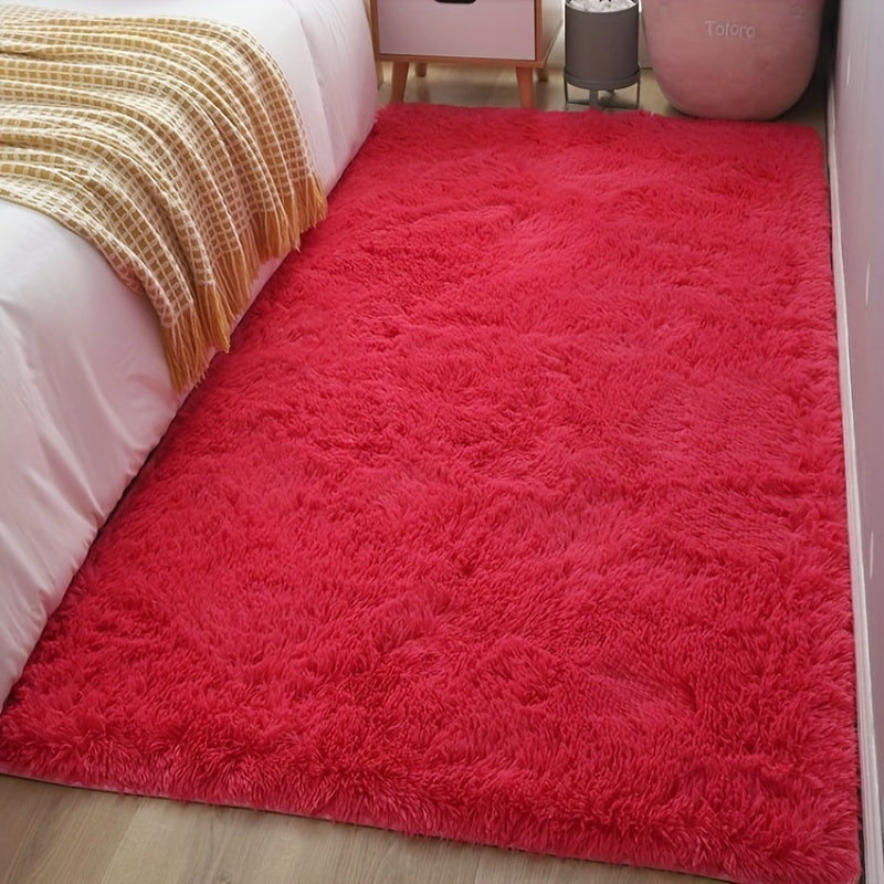 Alfombra de dormitorio de niña de lana de seda.