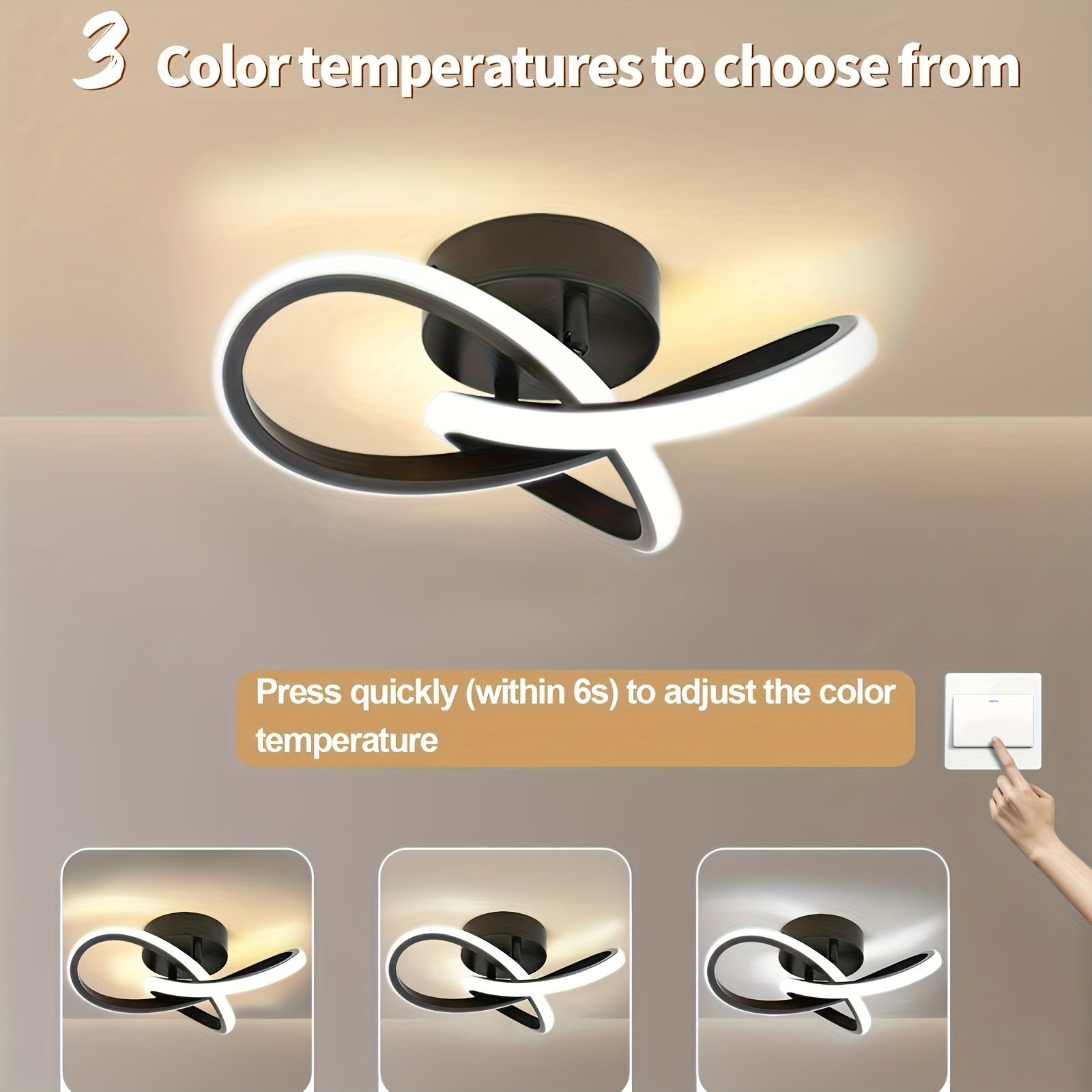 Lampara  de techo moderna LED. Ilumina tu hogar con estilo