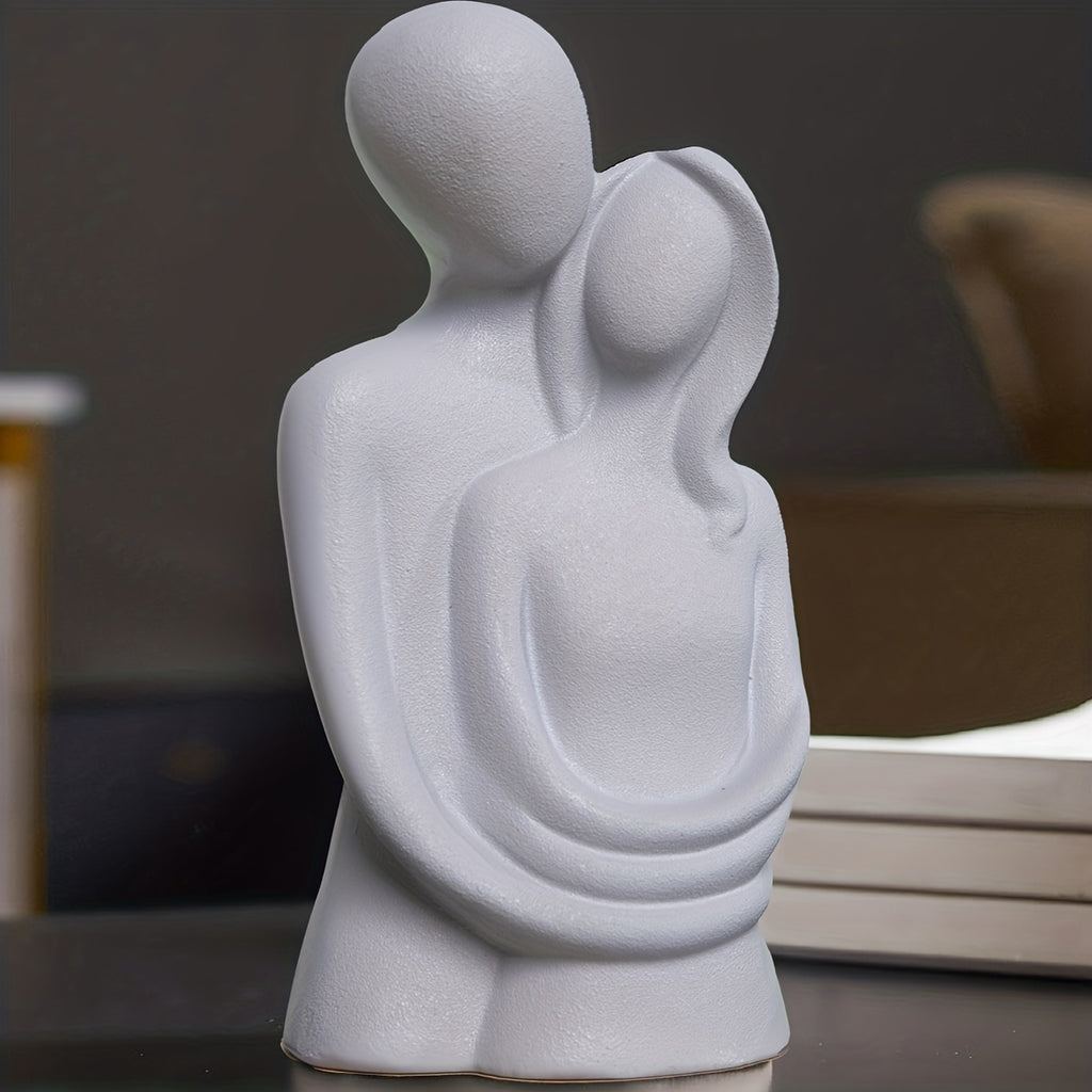 1 pieza de decoración artística de pareja abrazándose,